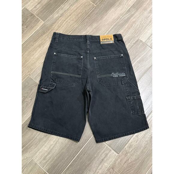 Vintage y2k Mens Black Southpole Jorts Size 36 - Picture 4 of 9